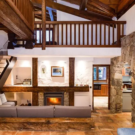 Alpesi faház Les Praz - 280sqm - Sauna Cinema Fitness - 5 Bedrooms In Heart Of Les Praz - By Cozee Chamonix