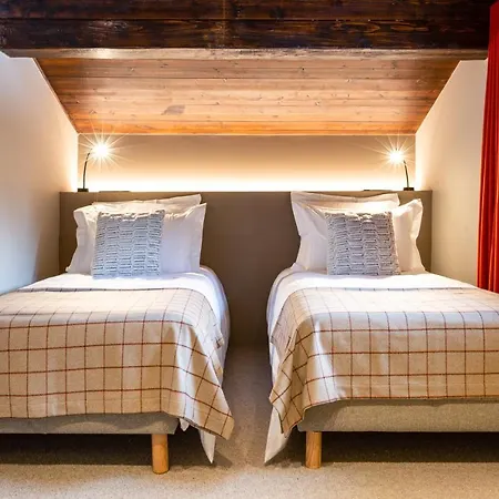 בקתה Les Praz - 280sqm - Sauna Cinema Fitness - 5 Bedrooms In Heart Of Les Praz - By Cozee *