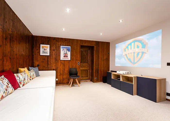 Les Praz - 280sqm - Sauna Cinema Fitness - 5 Bedrooms In Heart Of Les Praz - By Cozee Alpesi faház *